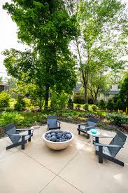 A variety of colors are available — from vibrant reds and oranges to cool aquas and greens — and. Mid Century Vibe Fire Pit Patio Bayside Contemporary Patio Milwaukee By Ginkgo Leaf Studio Houzz