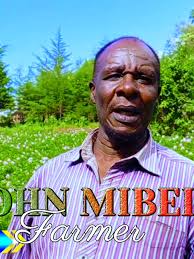Potato farmer John Mibei from korabariet kuresoi north