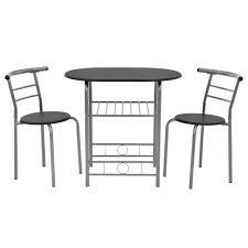Ein schickes tischset schützt tisch und tischdecke vor unerwünschten flecken ➽ entdecken sie unsere abwechslungsreichen platzsets für jeden anlass. Und Stuhlset Sitzgruppe Esstisch Stuhle Bistro Set Schwarz Grau Tisch En Casa