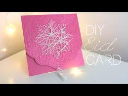 Advanced eid mubarak from me! Diy How To Make Eid Cards Tutorial Youtube