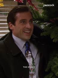 Dwight Kicking Christmas Tree