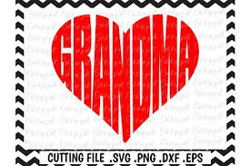 Download Free Svg Grandma Heart Cutting Files For Cameo Cricut More Free Svg Cut Files