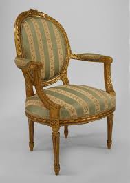 French Louis Xvi Gilt Arm Chair Classic Chair Design French Style Furniture Classic Furniture