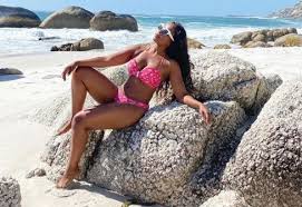 Pearl modiadie was born in xubeni section of tembisa township in ekurhuleni in the gauteng province of. What Baby Bump Pearl Modiadie Rocks Sexy Pink Bikini The Citizen