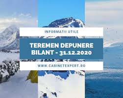 Situatiile financiare la 31 decembrie 2018 se depun la unitatile teritoriale ale ministerului finantelor publice in format hartie si in format electronic sau se transmit in format electronic, avand atasata o semnatura electronica extinsa, in termen de 120 de mai multe articole despre bilant contabil 2018. Termen Depunere BilanÈ› La 31 12 2020 SituaÈ›ii Financiare RaportÄƒri Contabile In Anul Fiscal 2021 Info Util Cabinetexpert Ro Blog Contabilitate