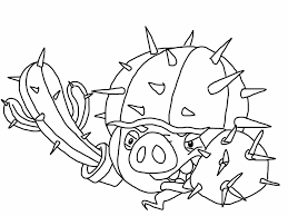 Angry Birds Epic Coloring Page Cactus Pig Bird Coloring Pages Dragon Coloring Page Coloring Pages