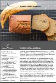 Air Fried Banana Bread In 2020 Air Fryer Dinner Recipes Air Fryer Recipes Air Fryer Oven Recipes