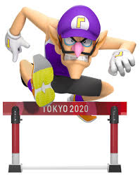 Waluigi Art Mario Sonic At The Olympic Games Tokyo 2020 Art Gallery Mario Super Mario Bros Olympic Games