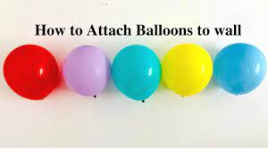 These holes hold your latex balloons in place, allowing you to create a beautiful balloon arch or garland without using helium, a frame or even having to tie. How To Attach Balloons To The Wall Easy Party Balloons Decoration Ideas Birthday Decorations Youtube