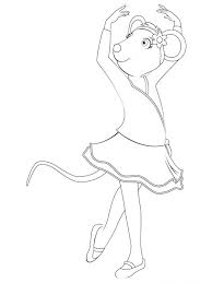 Beauty and the beast coloring pages. Get This Free Angelina Ballerina Coloring Pages To Print 194510