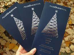 Madonna and child luxury real foil christmas cards. Luxury Corporate Christmas Card Fab Design Studio