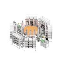 Automated Put Wall Auto Tray 3D Parcel Sorting Machine for Small Item  Sorting Solution