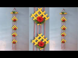Today we share 7 best ideas to make a craft from waste material around us. How To Make A Wall Hanging With Ice Cream Stick Best Out Of Waste Ice Cream Stick Youtube Craft Stick Crafts Popsicle Stick Crafts Ice Cream Stick