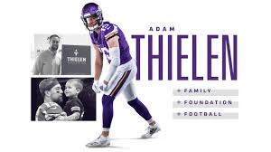 Submitted 3 years ago by lockedown54bow before the reptilian does anybody else get the feeling watching thielen that he deserved more reps last year? Adam Thielen Family A Foundation And Football