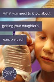 What You Need To Know About Getting Your Daughter S Ears Pierced Modern Mrs Darcy Kids Ear Piercing Ear Piercings Claires Ear Piercing