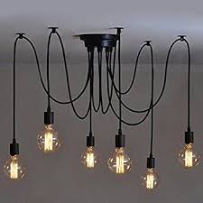 6 Pcs Luminaire Suspension Style Europeen Moderne Ikea Lampe Pendante Lampe Plafonnier Diy Installation Suspension Vintage Lampe De Plafond Eclairage Porche