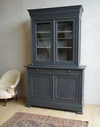 4.5 out of 5 stars. Vintage Antique Large French Grey Linen Press Cupboard Armoire Cabinet Ebay