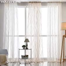 Ships free orders over $39. Simple Stripe Window Curtains For Living Room Kids Bedroom European Style Custom Size Veil Sheer Voile Tulle Curtains Curtains Aliexpress