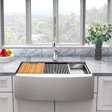 Double Bowl Workstation Kitchen Sink