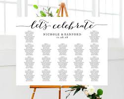 Lets Celebrate Seating Chart Template Wedding Table Plan