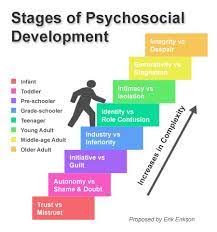 Erik Eriksons Stages Of Development Chart Theorists