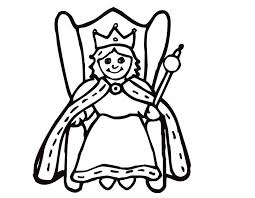 You can print out and color this. King Queen King Drawing For Kids Novocom Top