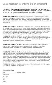 Board Resolution For Entering Into An Agreement Board Resolutions Conflict Resolution Conflict Resolution Worksheet Agreement