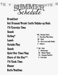 Full Plate Living Saving Summer A Schedule Kids Summer Schedule Summer Schedule Summer Kids