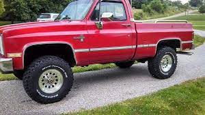 1985 Chevy K10 Silverado4x4 Maintenancerestoration Of Oldvintage Vehicles The Material For New Cogscastersgearspads Coul Chevy K10 Chevy Pickups Chevy