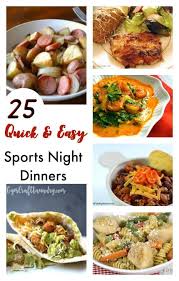 The idea of a family dinner is quite lovely. 25 Dinner Ideas For Sports Nights Gym Craft Laundry