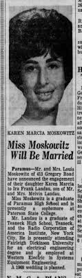 Moskowitz Landau marriage