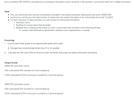 The implication of such a calculation is that cgpa towards the start of your university academic study, especially in your year one and two, carries greater weight in determining your final gpa. Your Cumulative Gpa Cgpa Is Calculated As An Chegg Com