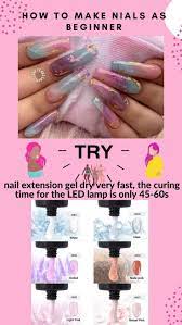 6 Color Nail Extension Gel Kit In 2021 Ballerina Acrylic Nails Nail Extensions Best Acrylic Nails