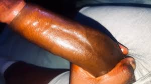 Jerking My Big Black Uncut Cock with Coconut Oil Snippet: American Gay Porn