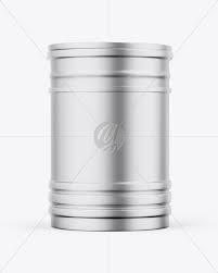Download Matte Metallic Can Mockup In Can Mockups On Yellow Images Object Mockups PSD Mockup Templates