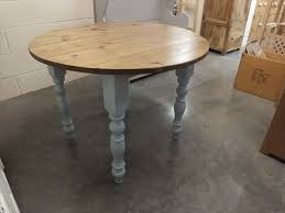 See more ideas about simple table, farmhouse dining, farmhouse table. Reclaimed Painted 42 Round Farmhouse Table Farrow Ball Parma Gray Bespoke Available Buy Online