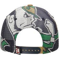 Notre Dame Fighting Irish Zephyr Ncaa Screenplay Trucker Adjustable Hat Navy Notre Dame Fighting Irish Adjustable Hat Fighting Irish