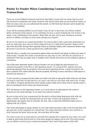 Points To Ponder When Considering Commercial Real Estate Transactions By Excitedvictim4067 Issuu This was aimed at curbing the role of black money in real.