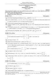 Rezolvarea modelului oficial de subiecte matematica tehnologic bacalaureat 2021. Simulare Bac 2018 MatematicÄƒ Subiecte Bareme Edu Din Anii Anteriori Profil Tehnologic M2 Clasa A 11 A Jitaruionelblog Pregatire Bac Si Evaluarea Nationala 2021 La Matematica Si Alte Materii Materiale Lectii Formule