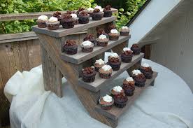 The Meaningful Details Cakes And Cupcakes Rustic Cupcakes Wooden Cupcake Stands Ladder Stands