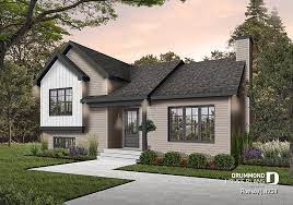 Popular country farmhouse design featuring simple, rectangular designs in multiple do you remember visiting a farm and admiring the traditional home with wood siding and a front porch? House Plan 4 Bedrooms 2 Bathrooms 2311 Drummond House Plans