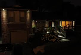 Soffit lights have their place, but more often than not, ground mounted up lights are the best way to light the exterior of a home or building. Led Recessed Soffit Lighting Potlights North Shore Eavestroughing Blog