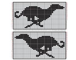 Free craft patterns | crochet, knitting, cross stitch, and more! Pattern Cross Stitch Or Could Be Used For Filet Crochet Knitting Charts Cross Stitch Animals Fair Isle Knitting Patterns