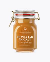 900ml Raw Honey Glass Jar W Clamp Lid Mockup In Jar Mockups On Yellow Images Object Mockups In 2020 Mockup Free Psd Mockup Psd Mockup