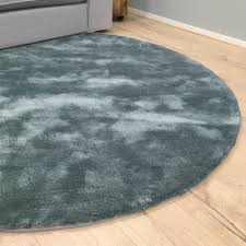 Runde teppiche setzen schöne akzente. Runder Hochflor Teppich Sandro 32 Grun Floorpassion