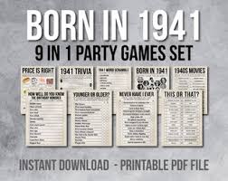 If you can ace this general knowledge quiz, you know more t. Born In 1940 Etsy