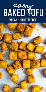 Einfach Gebackener Tofu In 2020 Rezepte Gebackener Tofu Tofu Rezepte