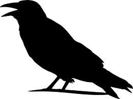 Crow Silhouette Pattern Crow Clip Art Crow Silhouette Bird Silhouette Crow Painting