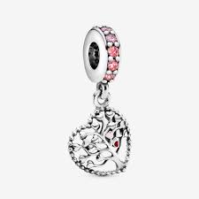 Eben habe ich gemerkt das ein anghänger von seinem ring abgefallen ist. Rosafarbener Stammbaum Charm Anhanger Pandora