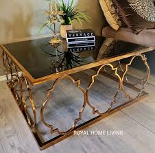 Solid wood coffee table living room furniture is the highlight of every home. Buy Sydney Coffee Table Square Gold Melbourne Royal Home Living